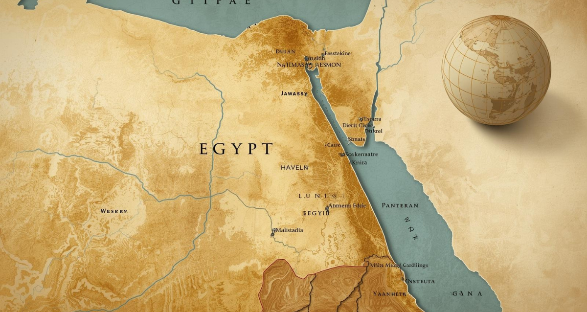 Ägypten Sehenswürdigkeiten Karte entlang des Nils von Kairo bis Assuan