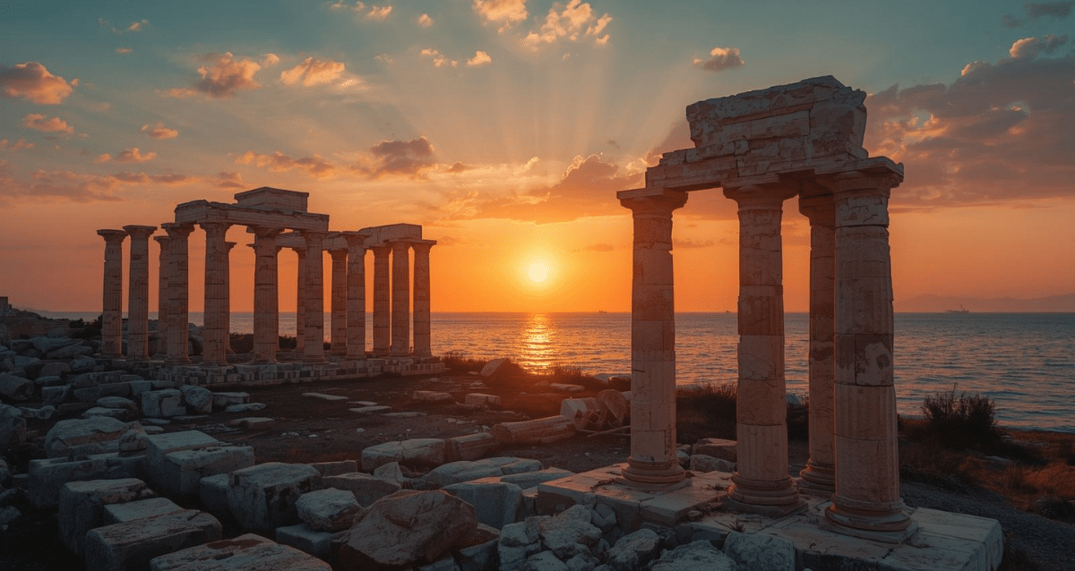Apollon Tempel in Side bei Sonnenuntergang – Sehenswürdigkeiten Türkei 2026