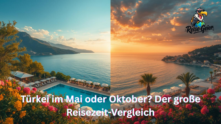 Türkei im Mai und Oktober im Vergleich – Strand, warmes Meer und Luxusresort an der Türkischen Riviera