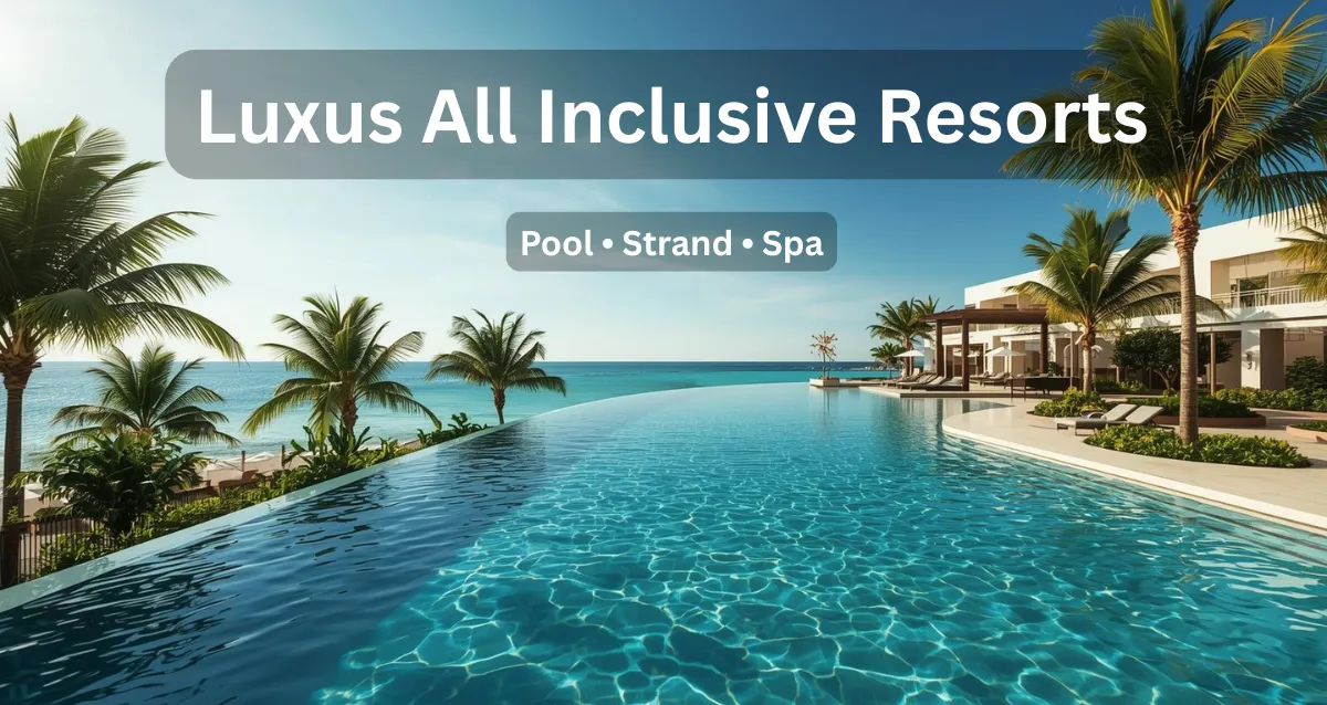 Luxus Poolanlage in einem All Inclusive Resort