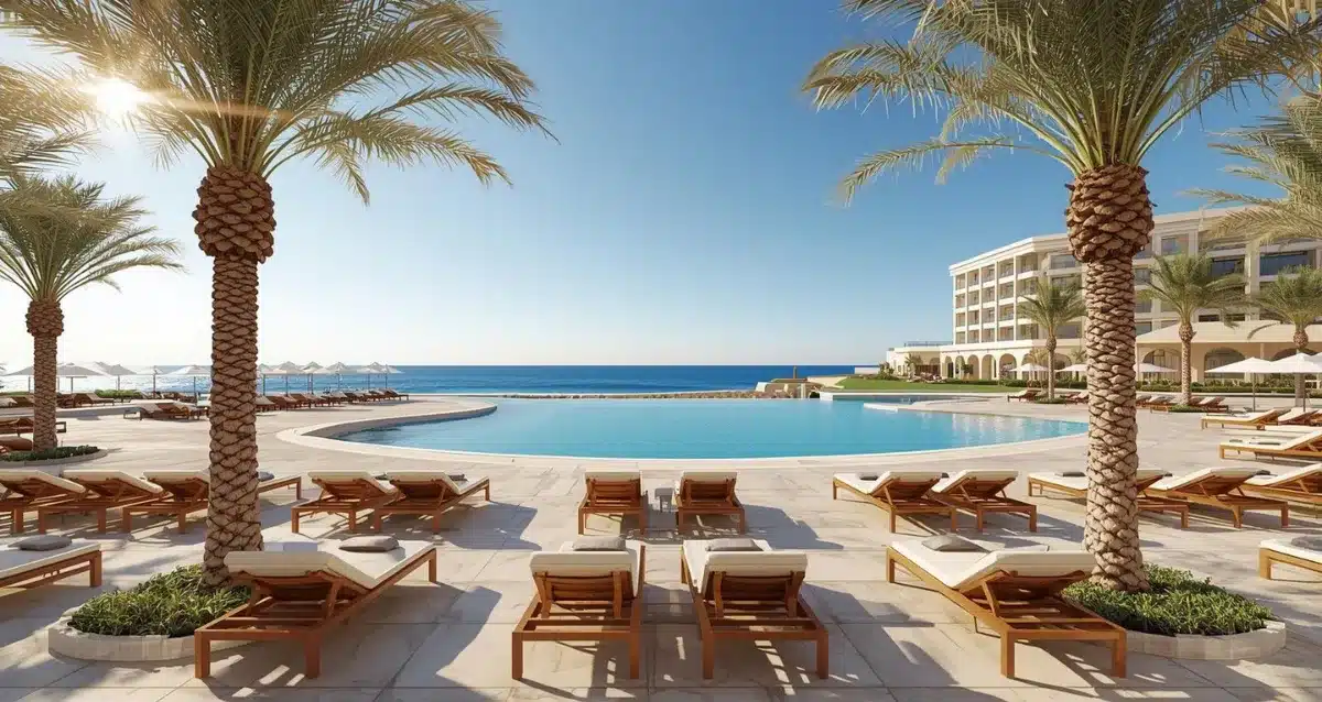 Sharm el Sheikh Urlaub in Ägypten mit Resort, Pool und Meerblick