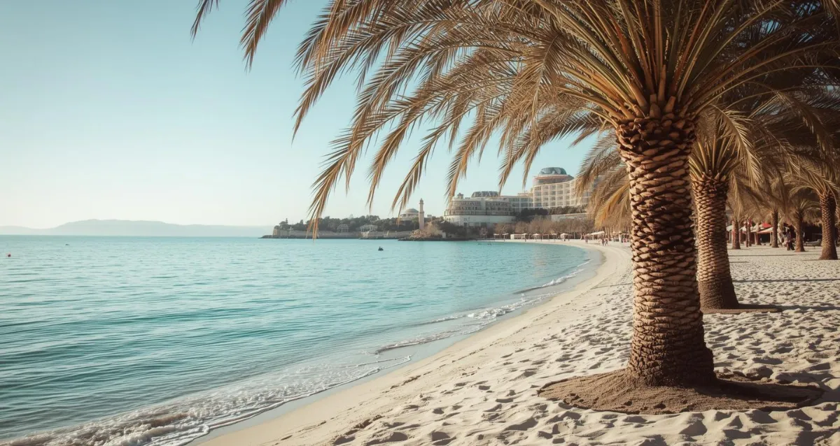 Winterurlaub Türkei Strand im Januar mit mildem Klima