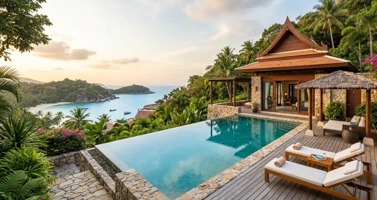 Luxuriöse Poolvilla im Stil des Banyan Tree Samui auf Koh Samui