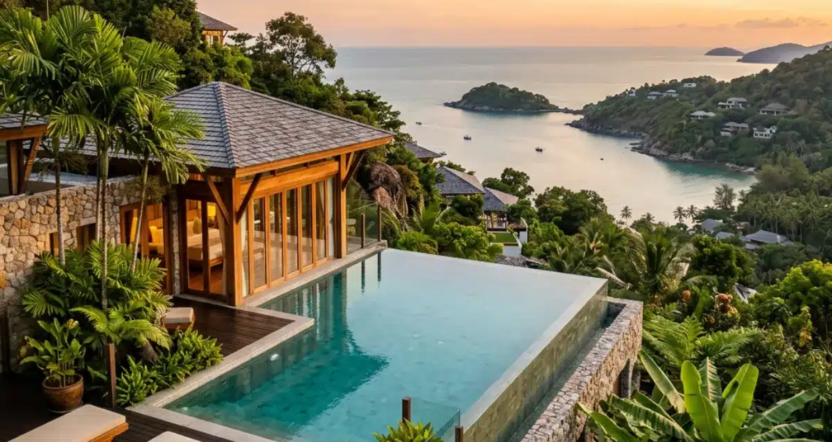 Luxusresort mit Meerblick im Stil des Four Seasons Resort Koh Samui