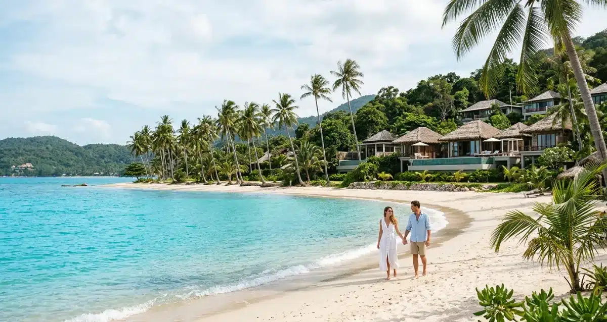Koh Samui mit Strand, Palmen und tropischem Inselgefühl