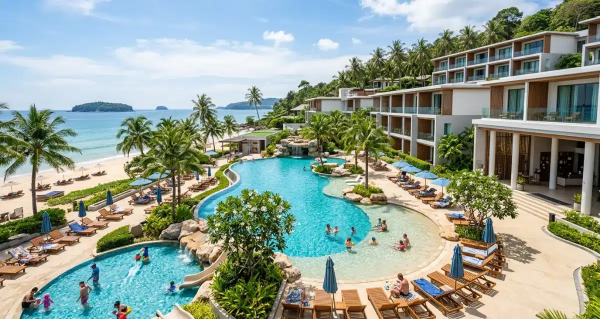 Sunwing Kamala Beach Phuket mit Familienpool und Resortanlage